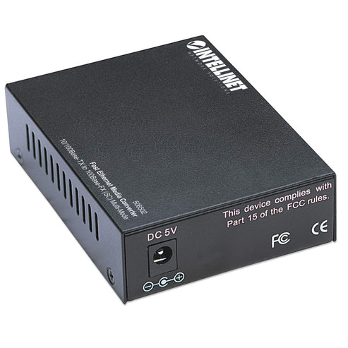 Fast Ethernet Media Converter
10/100Base-TX to 100Base-FX (SC) Multi-Mode, 2 km (1.24 mi)