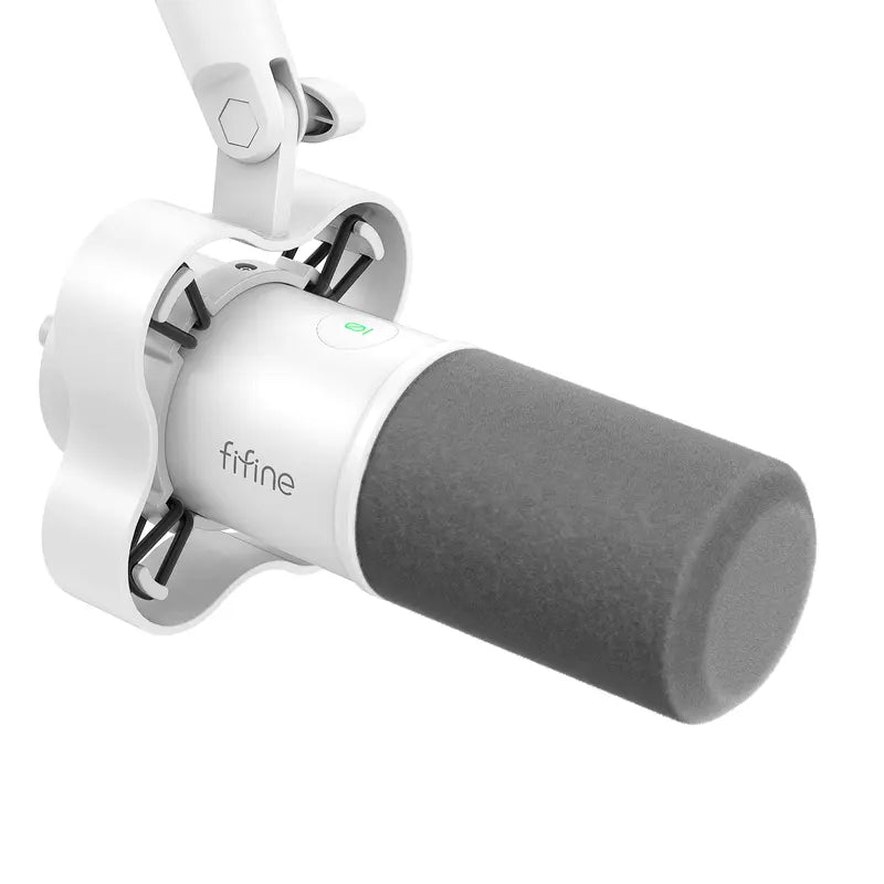 Fifine K688 Neo Wired USB/XLR Dynamic Pro Podcast Microphone - Adjustable Content Creator Tool with Mute Tap, Monitor, Volume Control, 5±0.25 V, USB-C Mic End for Easy Plug-In Setup, for Streaming, PC, Smartphone, Mixer, Boom Arm