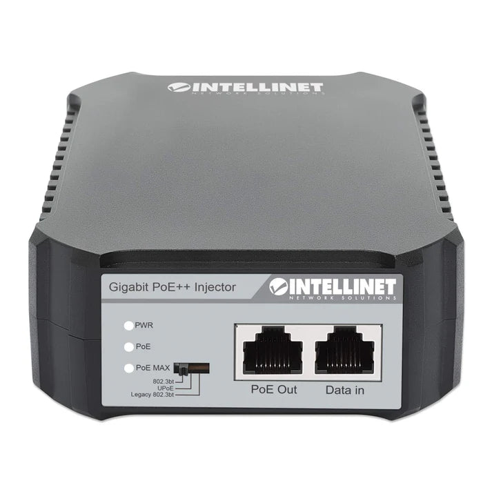 Gigabit PoE++ Injector
One 95 W Port, IEEE 802.3bt (4PPoE) Compliant, Plastic Housing, Wall-mount Option