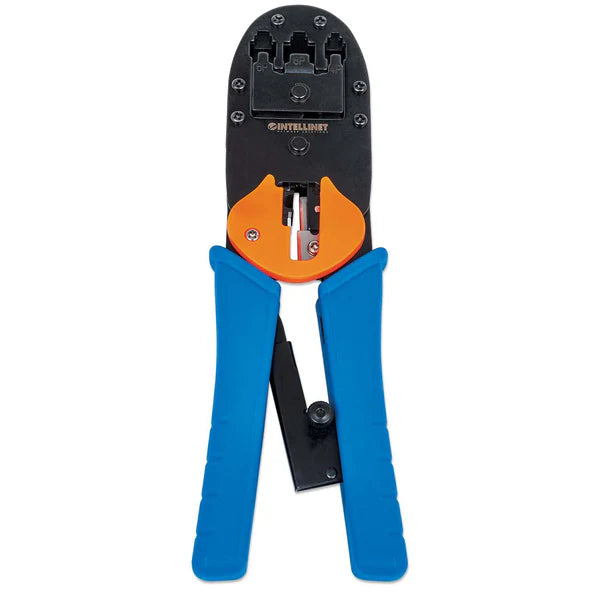 Universal Modular Plug Crimping Tool
For RJ45, RJ12 and RJ11 Modular Plugs