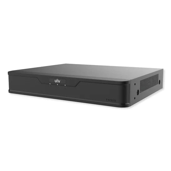 UNV 12MP 4 Channel Network Video Recorder with AI Facial Recognition, 4 PoE, 1 HDD