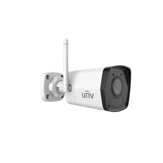 UNV FullHD 1080p 2MP Wi-Fi Weatherproof Bullet IP Security Camera with a 2.8mm Fixed Lens and a Built-in Microphone