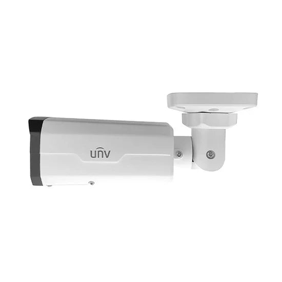 UNV 4MP NDAA-Compliant ColorHunter+ 24/7 Color Weatherproof Bullet IP Security Camera with a 2.8-12mm Motorized Zoom Lens and Deep Learning Artificial Intelligence