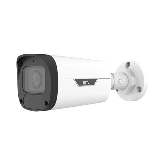 UNV 4MP Bullet Prime I NDAA Compliant IP Security Camera with a 2.8-12mm Motorized Varifocal Lens and Built-In-Mic