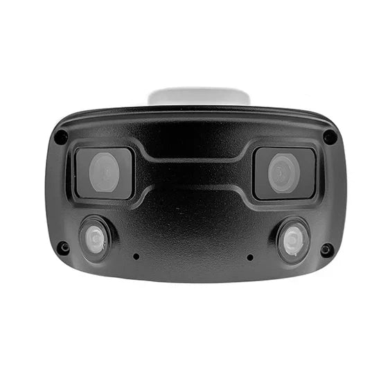 UNV 8MP 4K UltraHD NDAA-Compliant Weatherproof Bullet IP Security Camera with 2.8mm Fixed Lens and a Built-In Microphone