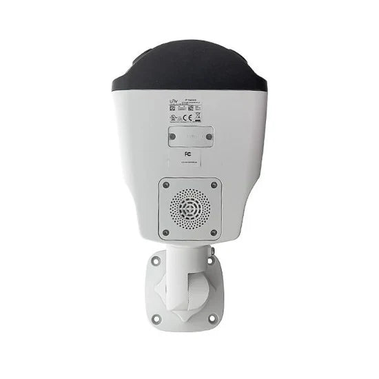 UNV 8MP 4K UltraHD Wide Angle Weatherproof 24/7 ColorHunter Bullet IP Security Camera with 2 x 4.0mm Fixed Lenses and 2-Way Audio