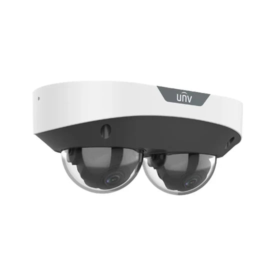 UNV 4MP Dual Lens, Dual Channel Non-Splicing IP Vandal Dome, 2 Lenses, NDAA, Deep Learning, Lighthunter