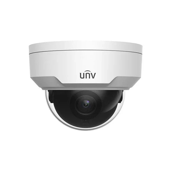 UNV FullHD 1080p (2MP) Prime I NDAA Compliant Weatherproof Vandal Dome IP Security Camera with a 2.8mm Fixed Lens and LightHunter Illumination Technology