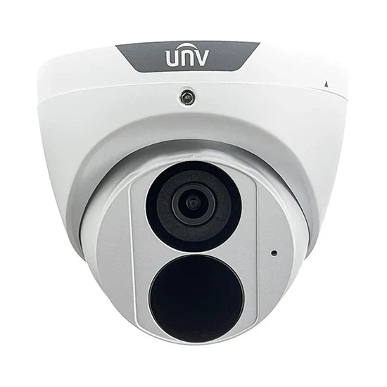 UNV 4MP IP Weatherproof IR Turret Camera with Built-in Mic and 2.8mm Fixed Lens
