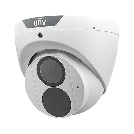UNV 4MP IP Weatherproof IR Turret Camera with Built-in Mic and 2.8mm Fixed Lens