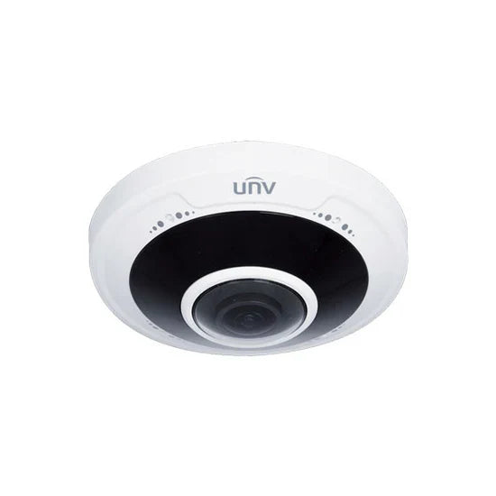 UNV 5MP NDAA-Compliant IP Fisheye Security Camera with 360° Field of View and a 1.4mm Fixed Lens