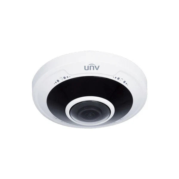 UNV 5MP NDAA-Compliant IP Fisheye Security Camera with 360° Field of View and a 1.4mm Fixed Lens