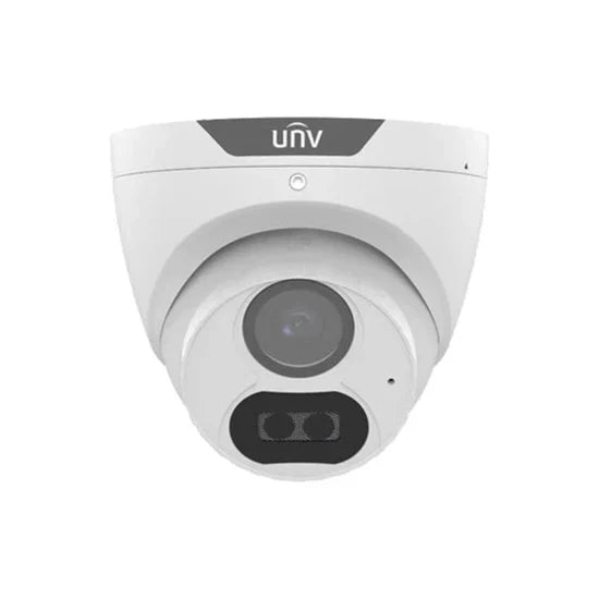 UNV 5MP LightHunter Weatherproof HD Turret TVI/AHD/CVI/CVBS Analog Security Camera with a 2.8mm Fixed Lens